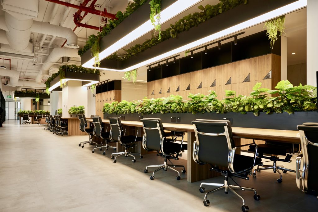 network at a coworking space